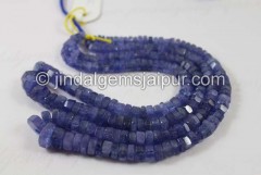 Tanzanite Step Cut Roundelle Beads